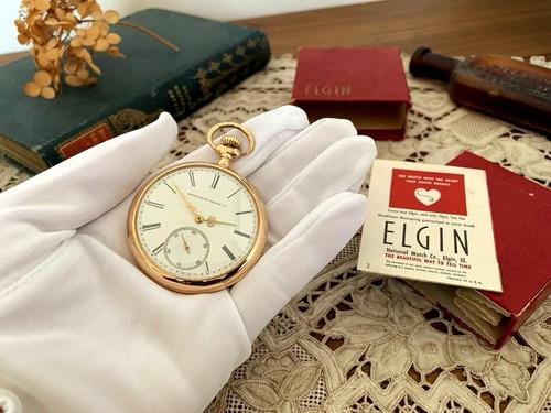 Elgin 1909 15j gold - elgin, filled