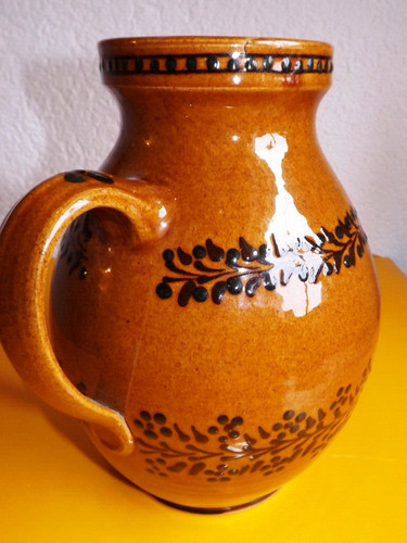 Krug vase mit henkel - krug,, vase,