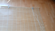 1 x Bambus-Rollo ca. 120 x 150 cm Bambusstreben mit Zugband indiv. einstellbar