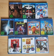 3D Bluray Sammlung 9 Stück ** 6 Stück NEU/OVP **