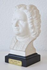 Goebel Johann Sebastian Bach Büste "Bochmann" Bisquitporzellan ca. 23cm Höhe