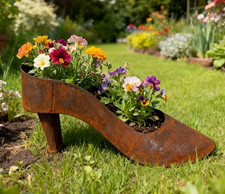 Garten Deko "Schuh" Pumps aus