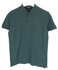 The Kooples Sport Classic T-Shirt Herren Klein Kurzärmlig Mischung Halb Knopf