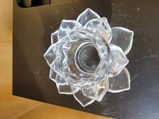 Partylite  Rose,  Lotusblume "Votiv - Teelichtkerzenhalter"  Glas  / 2013