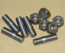 Satz Zoll Stehbolzen + Mutter