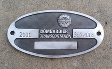Waggonfabrikschild bombardier - waggonfabrikschild,,