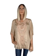 Conleys Black bluse beige