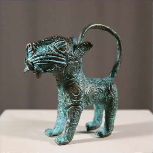 68796 kleiner bronze - bronze, leopard