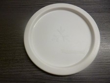 Tupperware  Ersatz-Deckel  Nr. 2423  Farbe weiß 13 cm Bingo / Frische Express