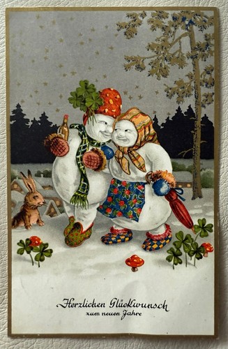Alte ansichtskarten neujahr - ansichtskarten,