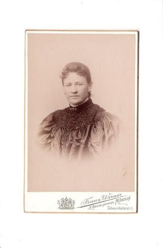 Cdv foto damenportrait - cdv,