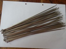 38 x Messerspeichen, Rödelspeichen ohne Nippel, 266mm, Edelstahl / V2A in 2mm