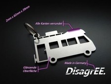 Schlüsselanhänger Wohnmobil - hochwertiger Edelstahl - Vanlife Teilintegriert