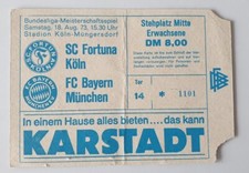 Ticket Bundesliga 18.08.73