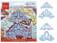 Präge- Stanzschablone Ecken