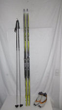 FISCHER " SUPERLIGHT CROWN "  LANGLAUFSKI 188 CM + LANGLAUFSCHUHE GR: 40 IM SET