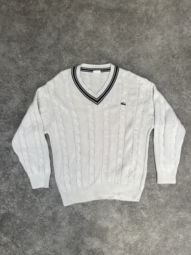 Vintage lacoste cable knit - vintage,