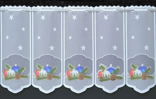 Weihnachtsgardine breiten - 9,