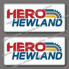 hewland Logo Glanz Wetterfest Aufkleber Sticker 3