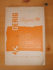 Gerig Tanzserie 106 If I had a Hammer-Baby-Babbel-Bossa u.a  Noten Cb, Danceband