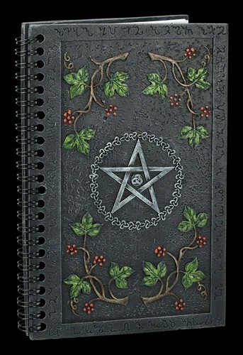 Notizbuch wicca book of - book,