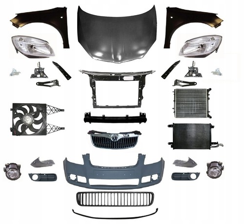 Satz motorhaube frontmaske - motorhaube,