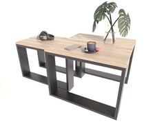 2er set couchtisch loft sonoma - couchtisch,