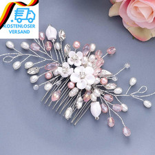 Blume Braut Hochzeit Haarkamm