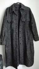 Damen Mantel Schwarz mit Grau Marke Drykorn for beautiful people Größe 42