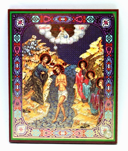 Ikone taufe christus - christus, geweiht