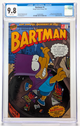 Bartman cgc graded 8 - #1, 9.8