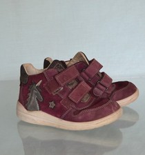 Kinderschuhe Kinderstiefel Gr. 27 innen Leder Ricosta Sympatex weinrot Einhorn
