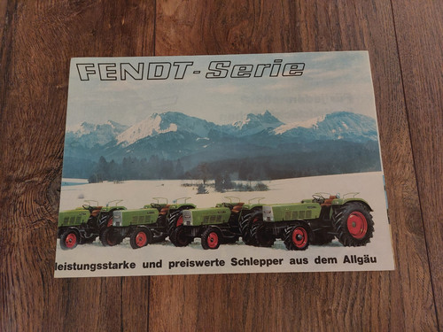 Original prospekt fendt serie - original,