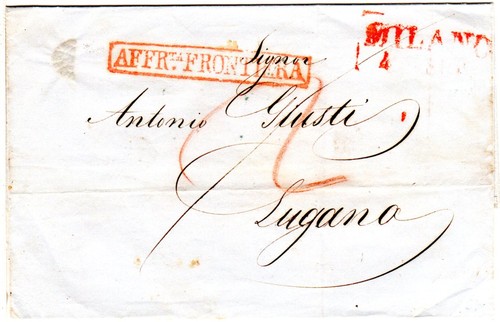 Lombardei 1847 roter r2 - lombardei, 1847,