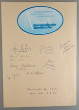 8 Autogramme Leichtathletik
