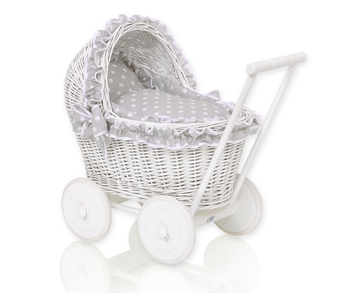 Weißer puppenwagen aus - weißer,