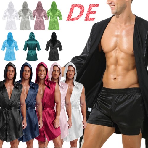 Herren satin kimono bademantel - herren,