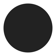 Bodenplatte B8 Kreis schwarz