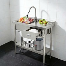 Edelstahl Spüle Spültisch