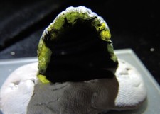 TOP große Turmalin Scheibe aus Afghanistan geschliffen 28mm Durchmesser