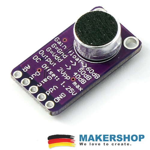 Max9814 sound sensor - max9814,
