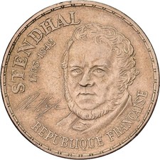 [#1508956] Frankreich, 10 Francs, Stendhal, 1983, MDP, Kupfer-Nickel, VZ+