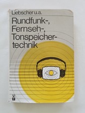 Rundfunk Fernseh Tonspeicher Technik Lehrbuch Fachbuch RFT DDR 1981