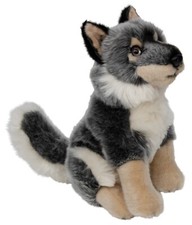 Teopet Wolf grau sitzend 27 cm