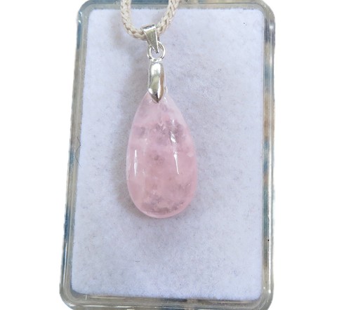 Morganit cabochon anhänger - morganit,