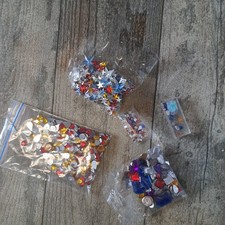 Schmuckstein Set, Tropfen, Herzen, Sterne Ect., Bunt