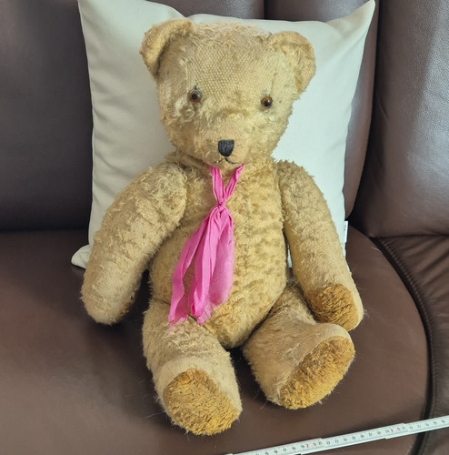 Alter teddybär plüsch beige - alter,