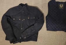 Belstaff Brooklands Motorradjacke - L - sehr guter Zustand - mit Weste