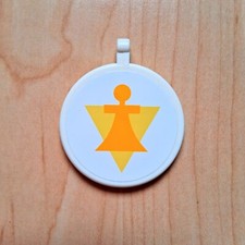 Gelber-Engel-Anhänger von Horst Krohne, für die eigene Harmonisierung