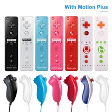 Remote Motion Plus Controller Fernbedienung / Nunchuck für Nintendo Wii WII U